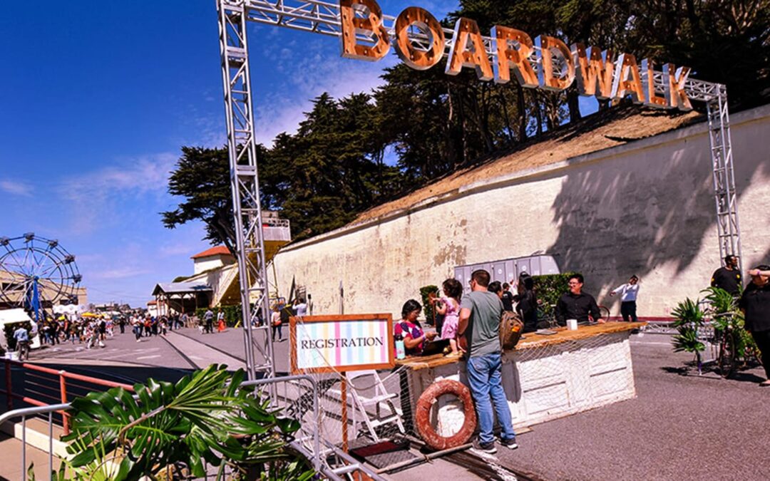 TAKING EMPLOYEE DAY OUT TO A SUMMER BOARDWALK ON THE BAY