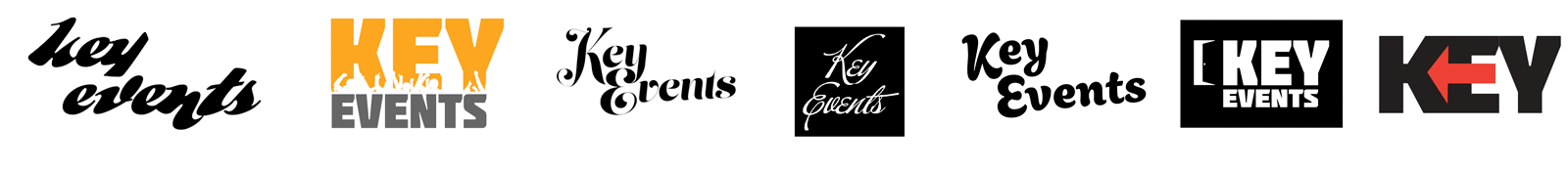 During the branding process, designers look at many different logo ideas