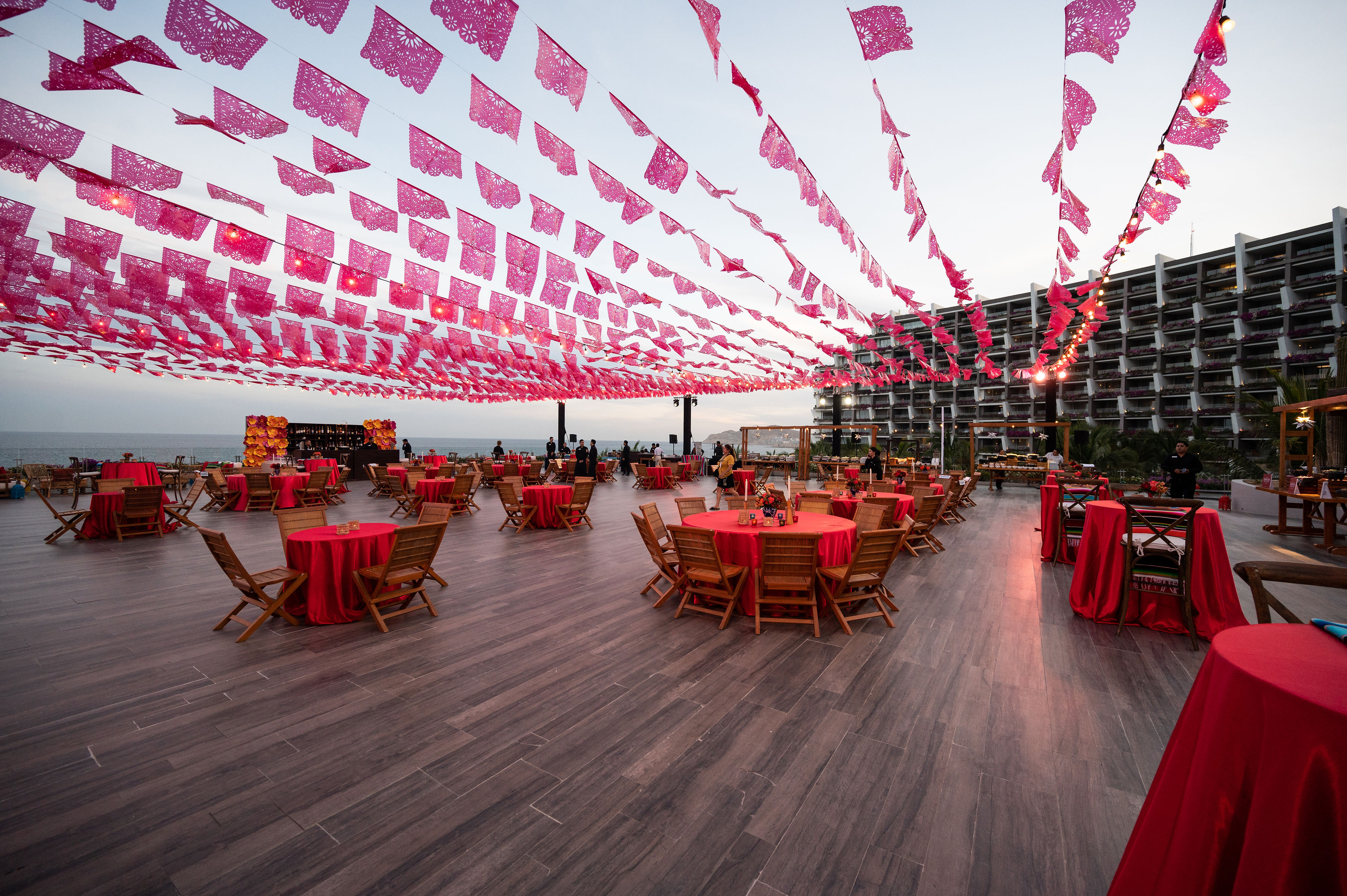 Audience hands in the air like they just don't care at Twitter Annual Kickoff event planning by Key Events