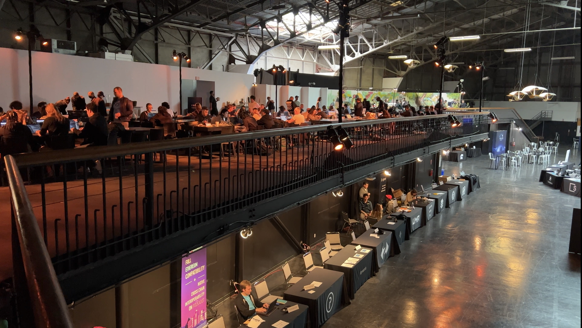 Audience hands in the air like they just don't care at Twitter Annual Kickoff event planning by Key Events