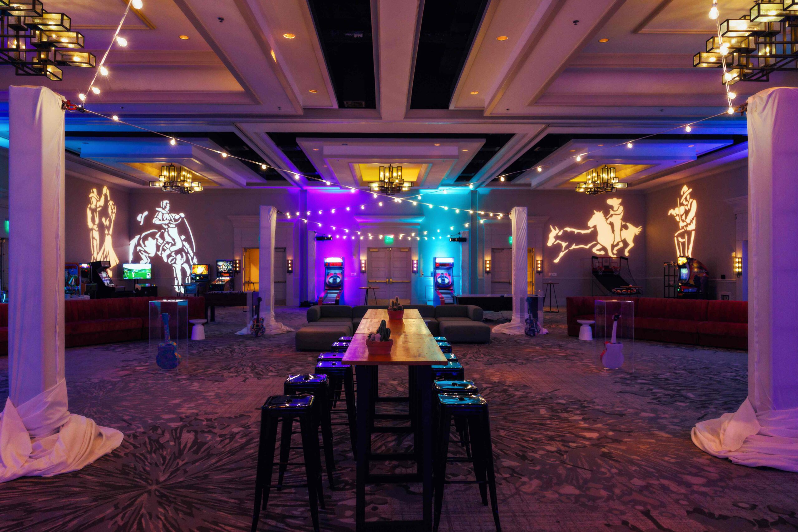 Audience hands in the air like they just don't care at Twitter Annual Kickoff event planning by Key Events